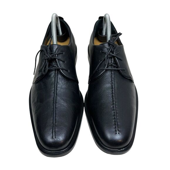 Cole Haan Mens Oxford Beckett Black‎ Leather Lace Up 3 Eyelet Split Toe Sz 8M main image 6